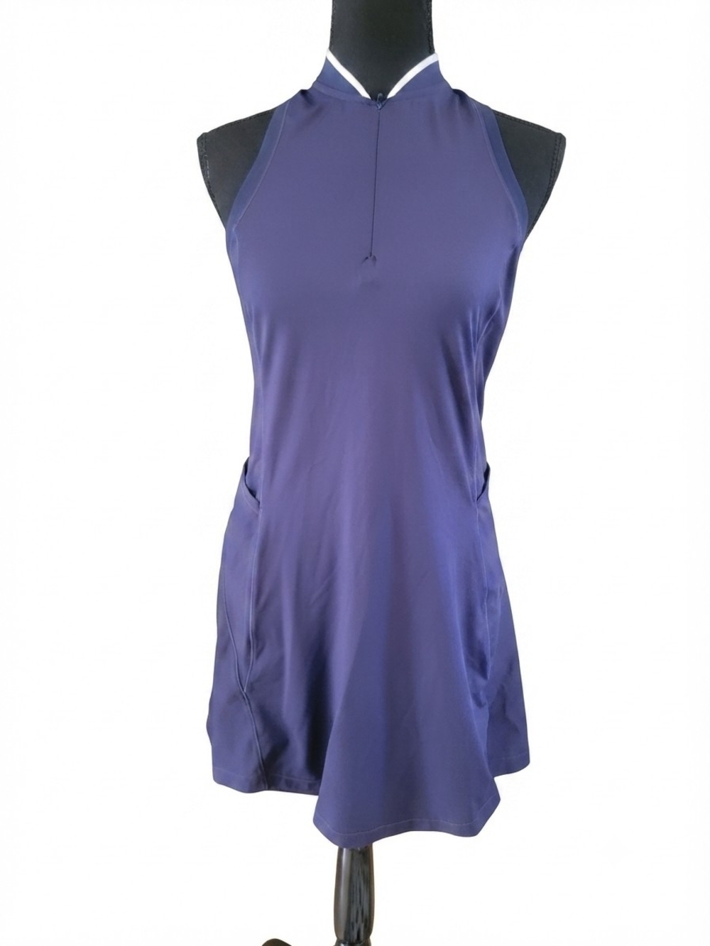 Southern Tide Navy Athletic Halter Top